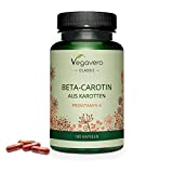 Vegavero® BETA-CAROTENO |  180 cápsulas |  100% NATURAL a partir de Extracto de Zanahoria (Vitamina A) |...