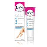 Veet Crema Depilatoria Piel Sensible, para Piernas, Brazos, Axilas y Zona del Bikini, 200 ml