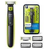 Philips QP2520/30 OneBlade Afeita, recorta y acaba, 3 peines para barba + 1 cuchilla de repuesto