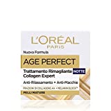 L'Oréal Paris Age Perfect Crema facial de noche antiarrugas hidratante, piel madura, antimanchas, 50 ml