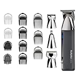 BaByliss Super-X Metal Series 15 en 1 Multi Trimmer para hombre, plateado, gris