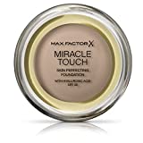 Max Factor Miracle Touch, base de maquillaje cubriente con ácido hialurónico, 070 Natural, 12 ml