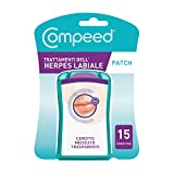 COMPEED Parches transparentes para herpes labial - Alivio inmediato, 15 parches