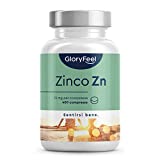 Suplemento de Zinc, 400 Comprimidos Veganos contra Acné y Espinillas, Zinc 15mg 1 Año + Suministro,...