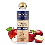 SWOSH Vinagre de sidra de manzana (extracto de manzana) Jabón facial espumoso 2 en 1 Paquete de...