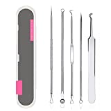 Rnitle Blackheads Nose Blackhead Remover Tools [5 Piezas], Extractor de acné, Herramienta para eliminar el acné...