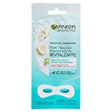 Mascarilla para ojos Garnier SkinActive, enriquecida con agua de coco y ácido hialurónico, paquete de 1