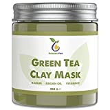 Mascarilla Facial Purificante con Té Verde 250g, vegana - Mascarilla contra granitos, puntos negros y contra...