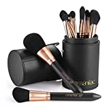 OMANIAC® Brochas de Maquillaje, Juego de Brochas de Maquillaje Profesional de 12 Piezas con Soporte para Brochas de Maquillaje,...