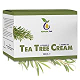 Tea Tree Cream BIO 100ml, vegana - para usar en pieles con imperfecciones, inflamación de la piel, crema antiinflamatoria...