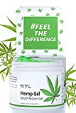 MYL Hemp Active Gel Antiinflamatorio Natural Con Aceite De Semilla De Cáñamo Y Aceites Esenciales De Cáñamo...