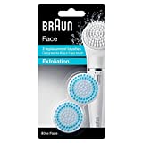 Cepillo exfoliante facial Braun 80-e para limpieza profunda de poros, juego de 2 piezas de repuesto para ...