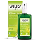 Weleda Desodorante Spray Limón, aroma fresco y protección eficaz 24h, con aceites esenciales puros...