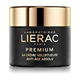 Lierac Premium la Crème Voluptueuse Crema facial antiedad con ácido hialurónico, para pieles secas,...