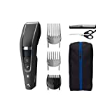 Philips Hair Clipper Series 5000 Trim n Flow, DualCut, 28 longitudes, inalámbrico y con cable, 90 minutos de...