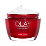 OLAY Regenerist Night Face Cream, Antiarrugas, Hidratante con Ácido Hialurónico, Niacinamida y Vitamina...