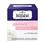 Acqua alle Rose, Crema Facial Hidratante Sensible con Vitamina B5 y Extracto de Rosa de Origen 100%...