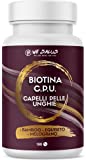 Suplemento Biotina Cabello Piel Uñas, + Zinc, Equisetum, Bambú y Vitaminas para el Crecimiento...