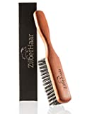 ZilberHaar - Cepillo Regular para Barba - Cerdas Suaves de Jabalí, Madera de Peral - Cepillo Regular para Barba...