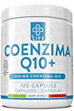 COENZIMA Q10 200mg PiuLife® • 120 Cápsulas CoQ10 de Ubiquinona Antioxidante AntiAge • Q10...