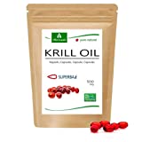 MoriVeda® Krill Oil Capsules SUPERBA® - Aceite de Krill Premium con Omega 3,6,9, Astaxantina...