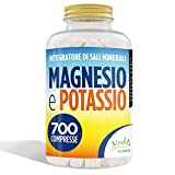 Magnesio y Potasio 700 Comprimidos - Citrato de Magnesio y Citrato de Potasio - contra el Cansancio y la Fatiga...