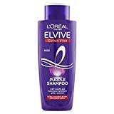 L'Oréal Paris Color Vive Purple Champú Anti-Amarillo, Champú Anti-Amarillo para Cabello Aclarado,...