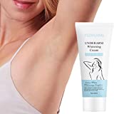 Jayehoze Underarm Cream 60ml para blanquear las axilas, con extractos naturales para el...