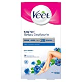 Veet Tiras Depilatorias Piel Sensible para Piernas, Brazos, Axilas y Zona del Bikini, Pack de 30...