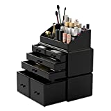 Readaeer - Organizador de Maquillaje de Baño con 6/12 Cajones Ajustables, Caja de Cosméticos,...