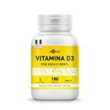 Vitamina D3 2000 UI Natural para 2 tabletas fáciles de tragar - Suplemento de vitamina D para...