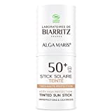 Stick solar de color Spf50+ certificado orgánico Beige, protege y camufla, cicatrices e imperfecciones,...