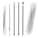 GeekerChip Blackheads Nose Blackhead Remover herramientas [5 piezas], extractor de acné, herramienta para eliminar el acné...