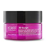 KORFF 3D Sculpt Crema antiarrugas para rostro y cuello, fórmula antienvejecimiento reafirmante y nutritiva, 50 ml