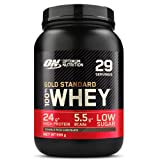 Optimum Nutrition Gold Standard 100 % proteína de suero de leche en polvo con proteína aislada y aminoácidos para...