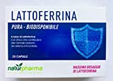 Naturpharma Lactoferrina Pura Biodisponible 400mg, 30 Cápsulas Vegetales