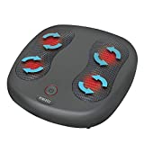 HoMedics Dual Shiatsu Masajeador de pies, Masajeador eléctrico de pies Shiatsu con 12 cabezales...