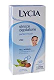 Lycia Lyc0100030/2 Tiras Depilatorias Faciales, 20 Piezas - 10 Ml