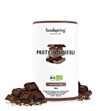 foodspring Muesli Proteico, Cioccolato, 360g, Ingredienti bio al 100%, 29g di proteine per porzione,...