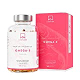 Omega3 Dosis Alta 2000mg - Cápsulas de Aceite de Pescado Omega 3 Fuente de Ácidos Grasos - Complemento Alimenticio...