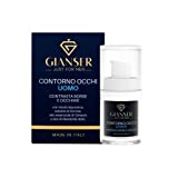 Gianser Just for Men Crema Contorno de Ojos Hombre, Antiarrugas, Ácido Hialurónico, Hidratante, Contrastes...