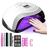 Lámpara de uñas LED UV JOTOL, lámpara de uñas, secador de uñas de 168 W puede curar rápidamente, sensor...