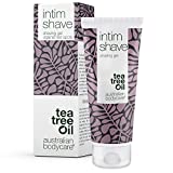 Australian Bodycare Afeitado Íntimo 100ml |  Crema depilatoria íntima pH equilibrado con árbol de té...