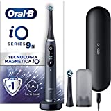 Oral-B Cepillo de Dientes Eléctrico Recargable Io 9N Black Onyx, 2 Cabezales, 1 Estuche de Viaje...