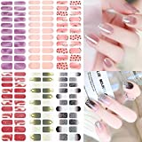 NAILDOKI Nail Foil, Nail Stickers Nail Art Stickers Autoadhesivos Nail Art, Manicure Stickers...