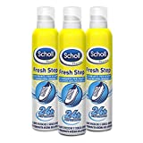 Scholl Fresh Step, Desodorante en Spray para Zapatos, Elimina los Malos Olores y Mantiene los Zapatos Frescos...