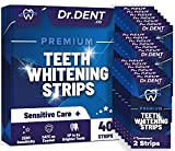 DrDent Tiras Blanqueadoras de Dientes Premium - 40 Tiras Blanqueadoras de Dientes para 20 Sesiones de Tratamiento...