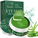 Parches para ojos Eveellyn, 30 pares de parches para ojos de aloe vera natural, máscaras para el tratamiento...