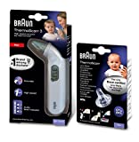 Braun IRT3030 ThermoScan 3 Termómetro de oído infrarrojo + tapas de lentes, 40 piezas