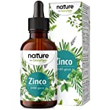 Suplemento de zinc en gotas 15 mg, 100 ml (3400 gotas), Zinc para el sistema inmunológico y la piel, Zinc para...